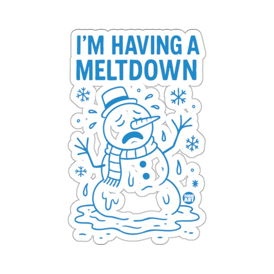 'I'M HAVING A MELTDOWN' Snowman Blue Winter product type
