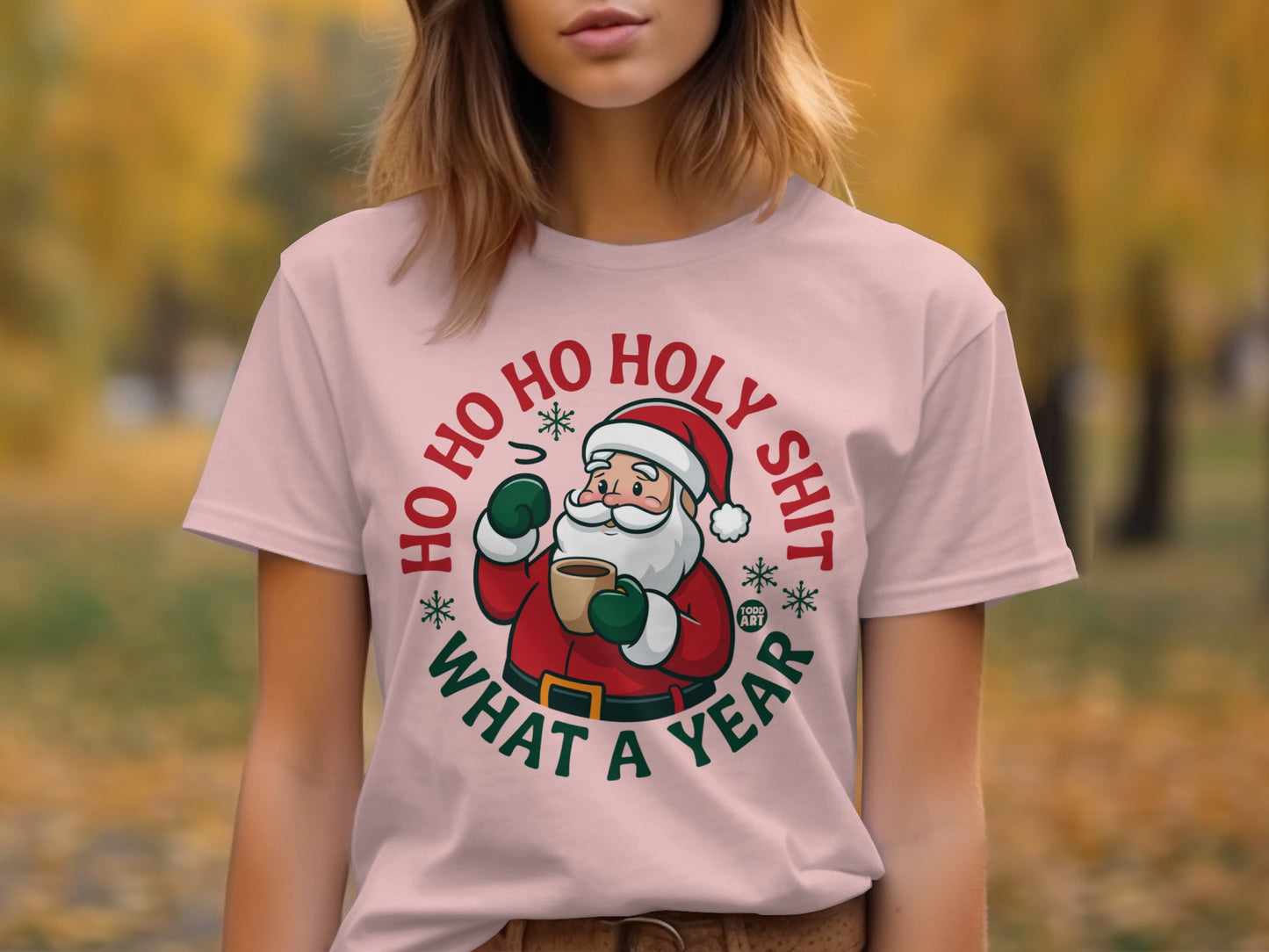 Ho Ho Ho Holy Shit What A Year T-shirt