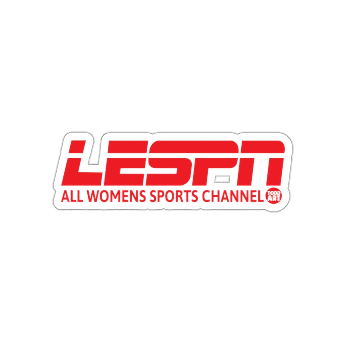LESPN All Womens Sports Channel Sticker