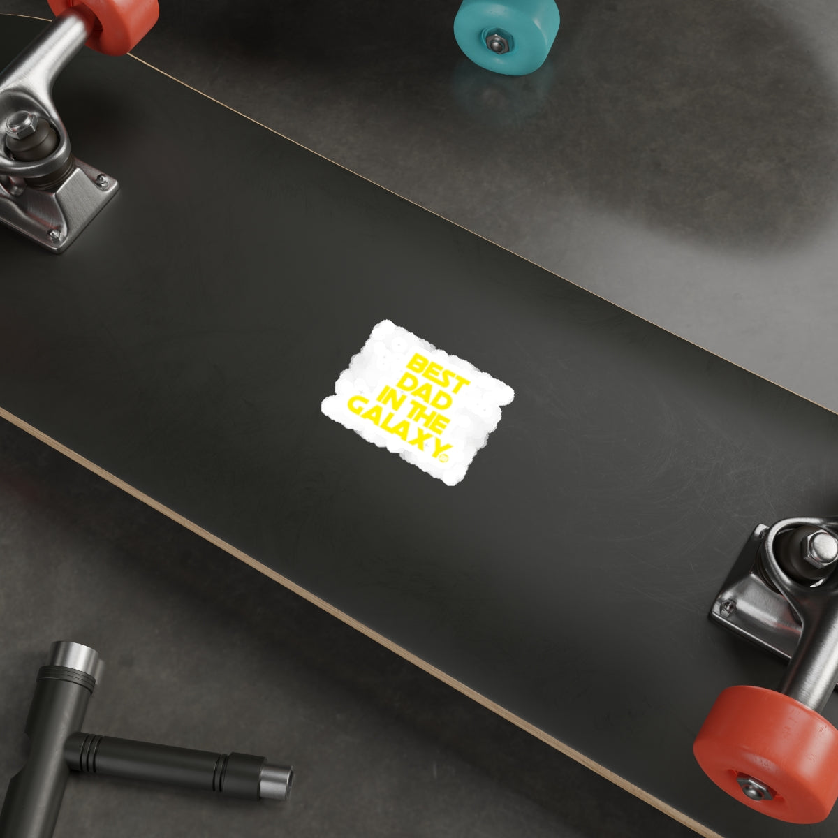 Best Dad In The Galaxy Skateboard Deck