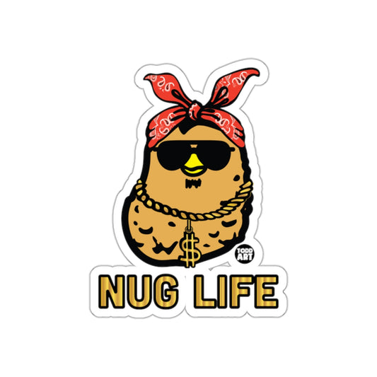 Nug Life Bandana Sunglasses Chicken Sticker
