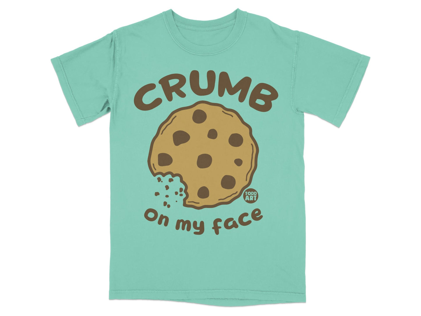 Crumb On My Face Cookie Print Graphic Tee