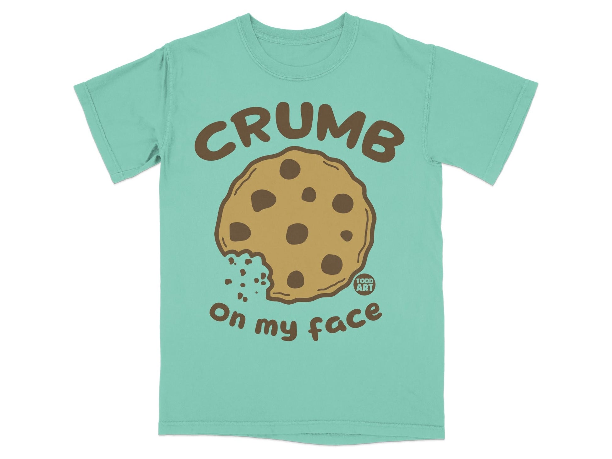 Crumb On My Face Cookie Print Graphic Tee