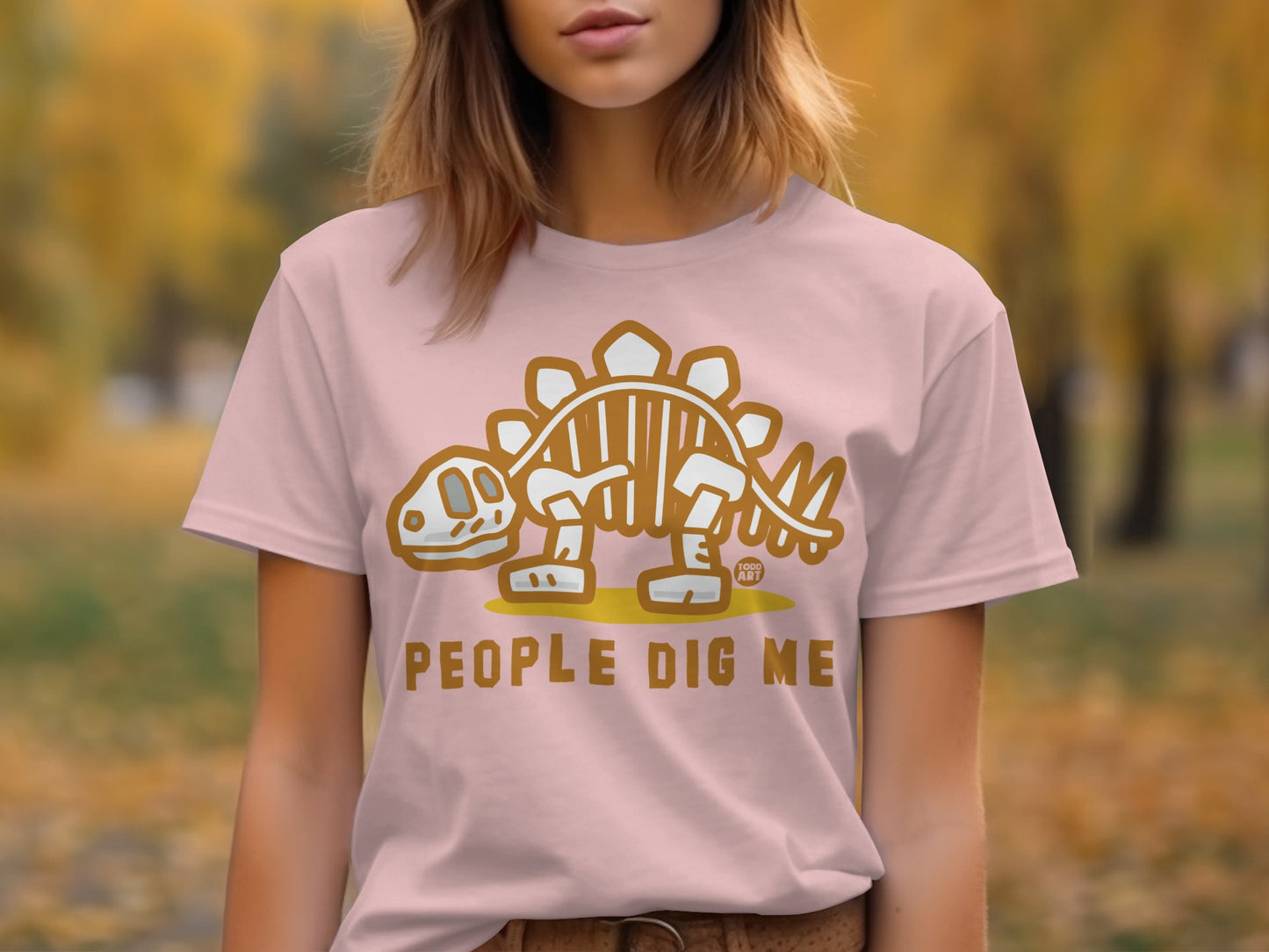 People Dig Me Stegosaurus Graphic T-shirt product