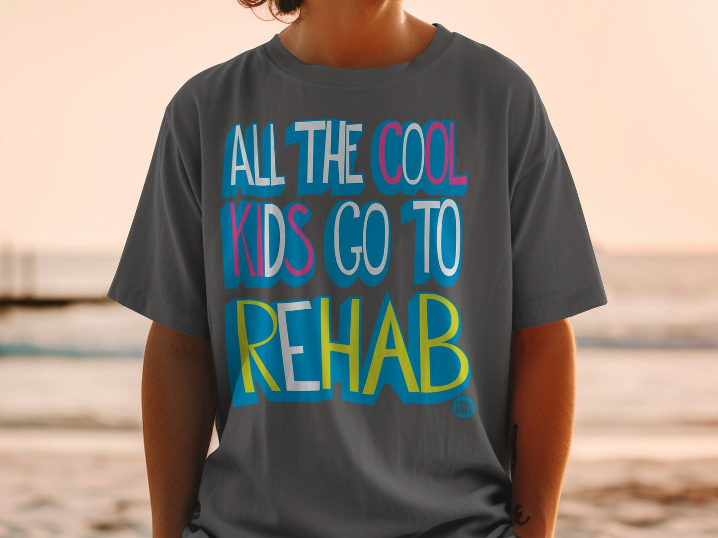 All the Cool Kids Go to Rehab Graphic Tee