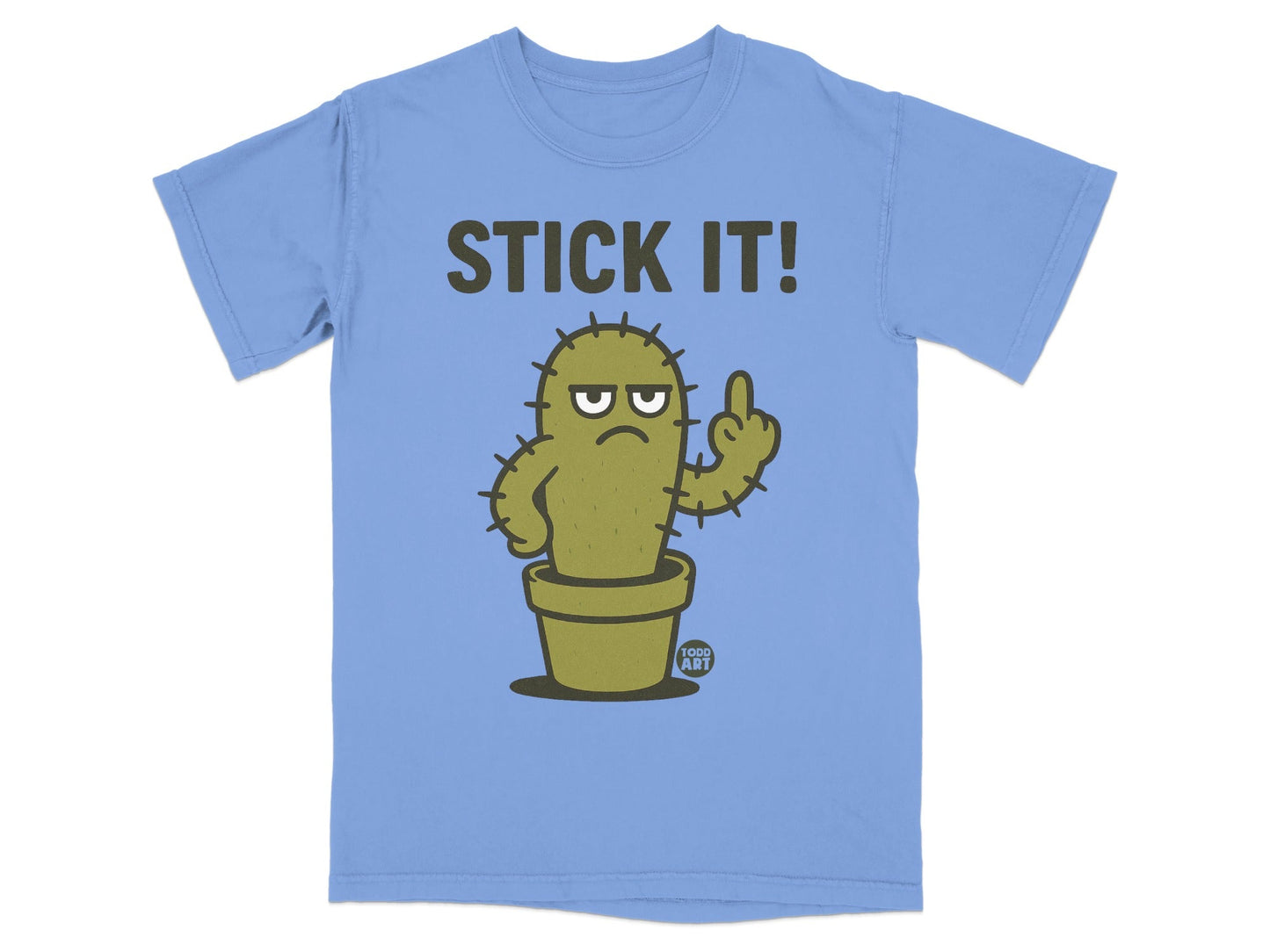 Stick It Angry Cactus T-shirt Fun Graphic Tee