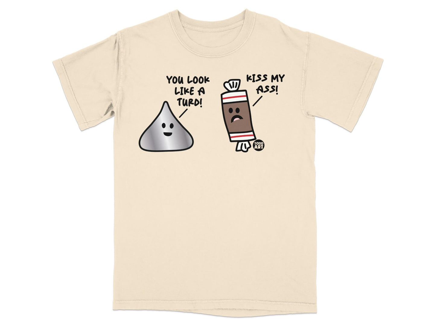 Funny Cartoon Characters with Humorous Sayings T-Shirt