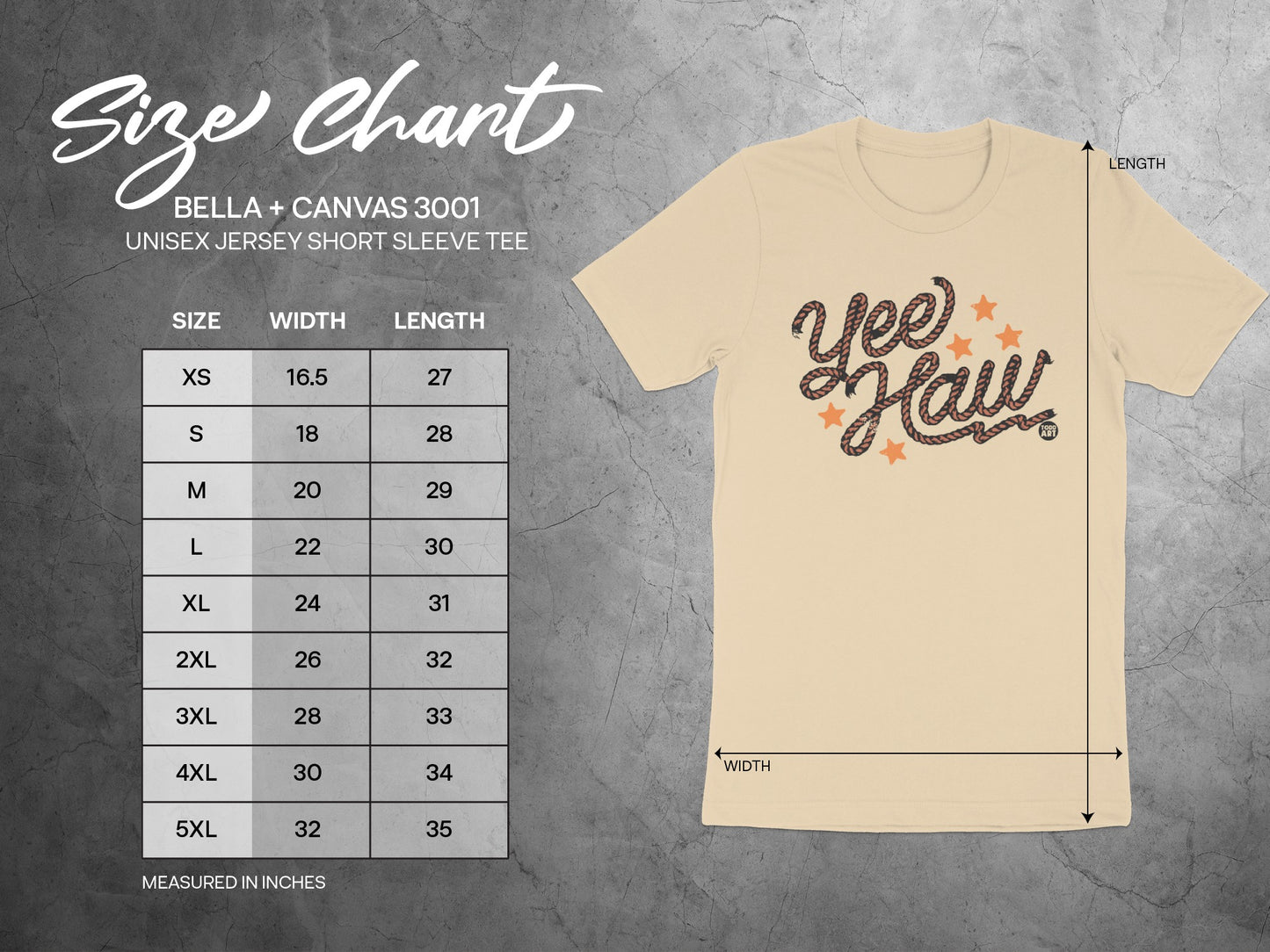 Yee Haw Graphic Bella Canvas Jersey Short Sleeve Tee