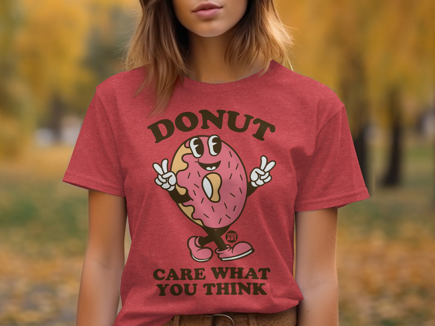 Donut Care What You Think Graphic T-Shirt