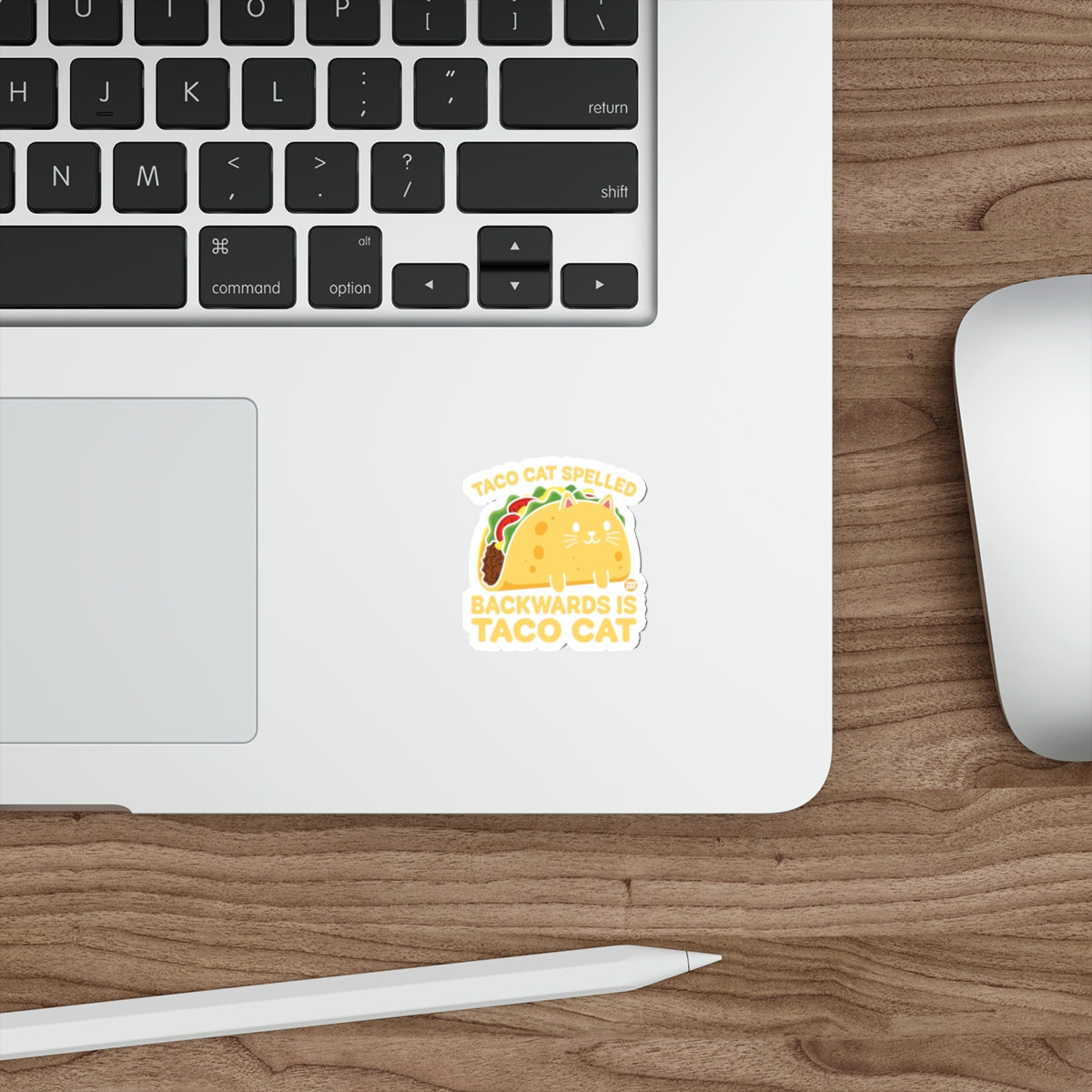 Taco Cat Spelled Backwards is Taco Cat Sticker