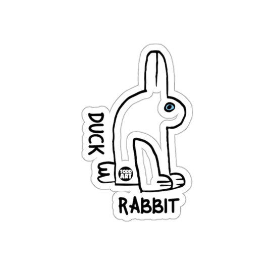 Duck Rabbit Optical Illusion Sticker