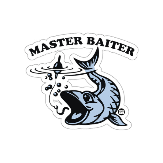 Master Baiter Fishing Lure and Fish Todd Art Design Stickers