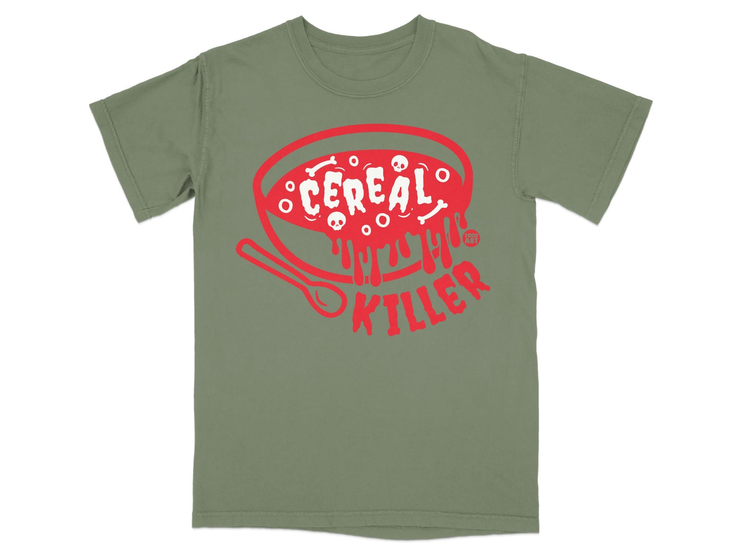 Funny Cereal Killer Graphic T-Shirt for Unique Style