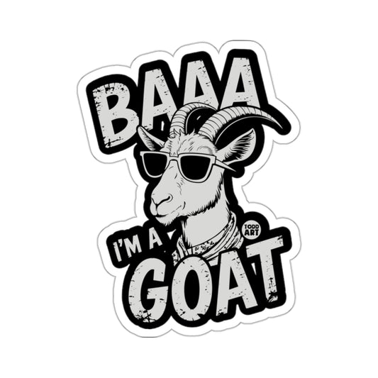 BAAA I'M A GOAT Funny Cool Sunglasses Sticker
