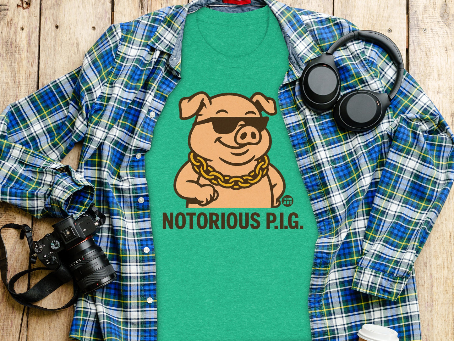 Notorious PIG Funny Graphic Tee for Casual Wear