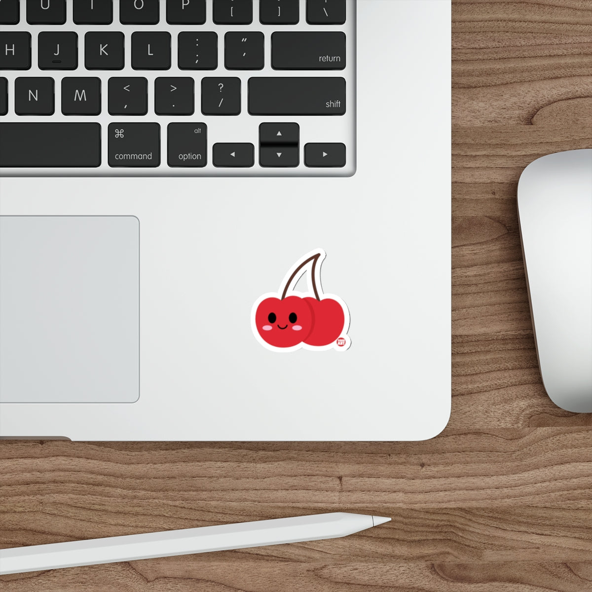 Cute Smiling Cherry Sticker For Laptops And Notebooks