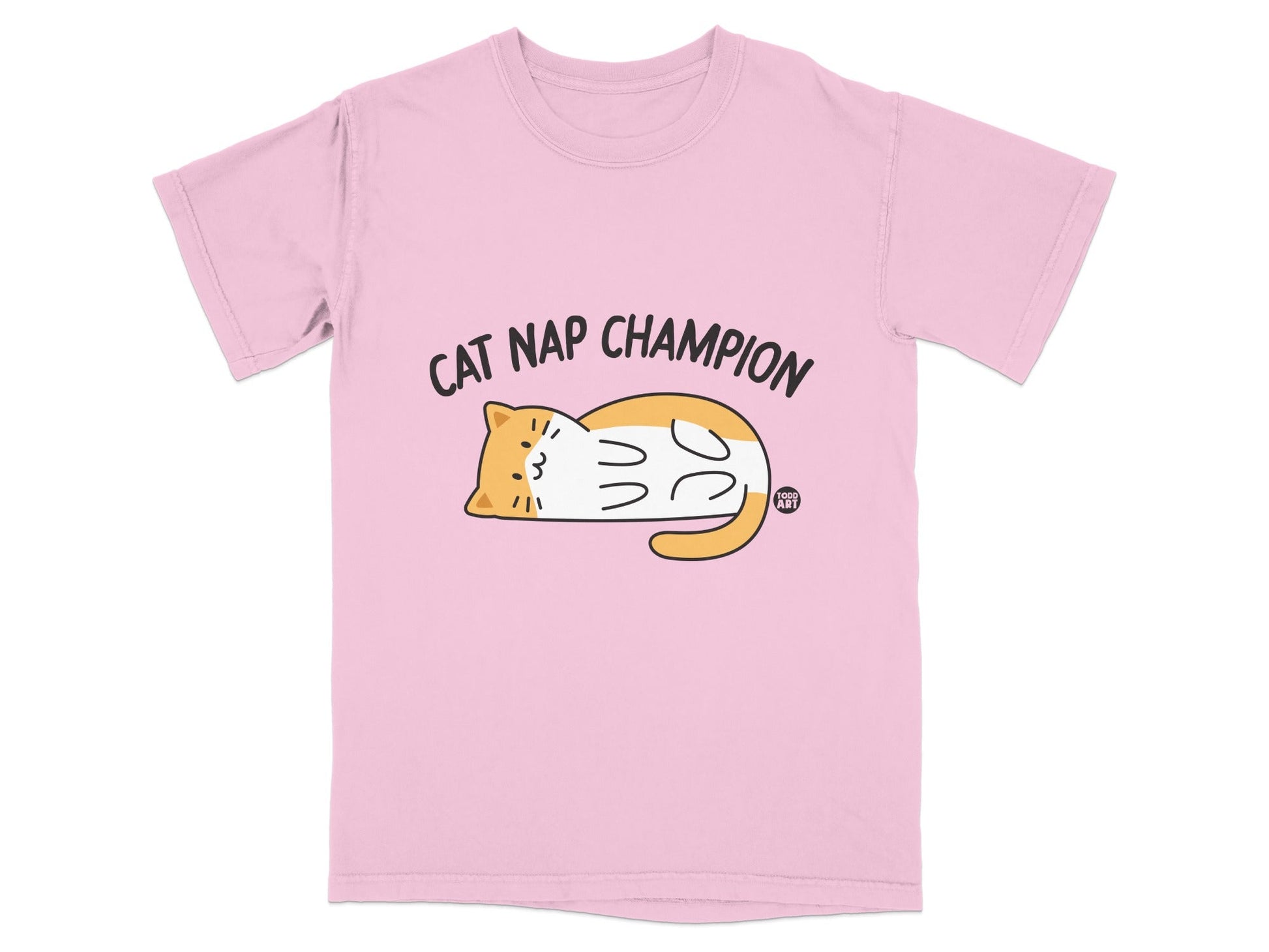 Cat Nap Champion Funny Cute Cat Lover T-Shirt