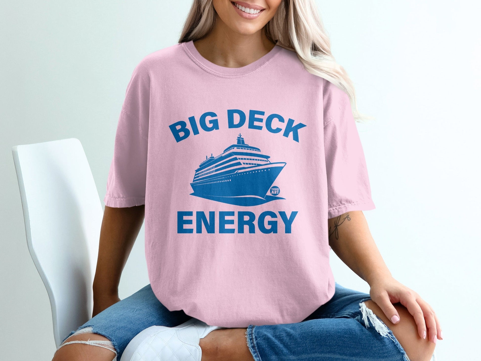 Big Deck Energy Cruise Graphic Tee Shirt