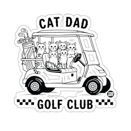 Cat Dad Golf Club Kittens Golf Cart Feline Golfing product type