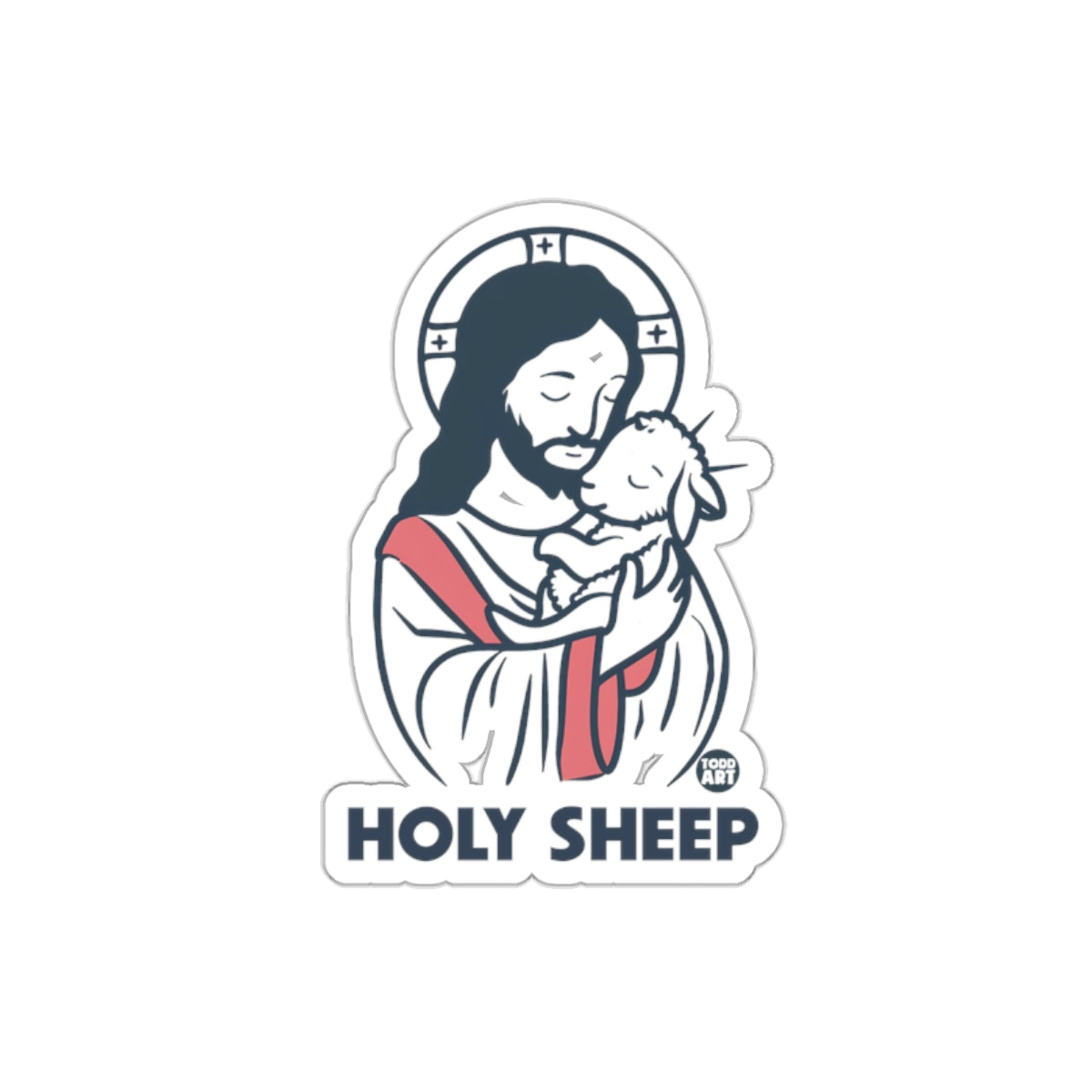 Holy Sheep Custom Sticker for Personal Use
