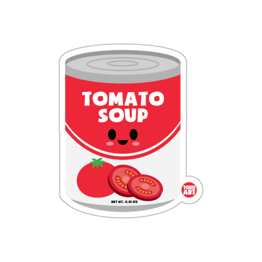 Tomato Soup Can with Cute Face Sticker Product