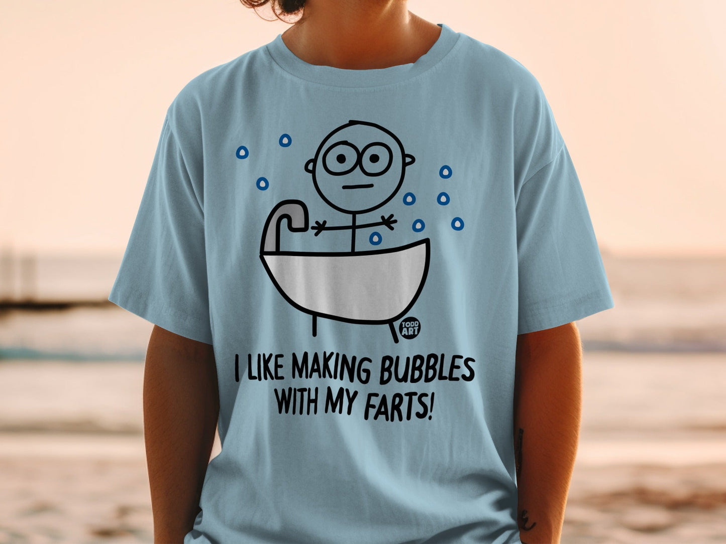 I Like Making Bubbles With My Farts Humorous T-Shirt
