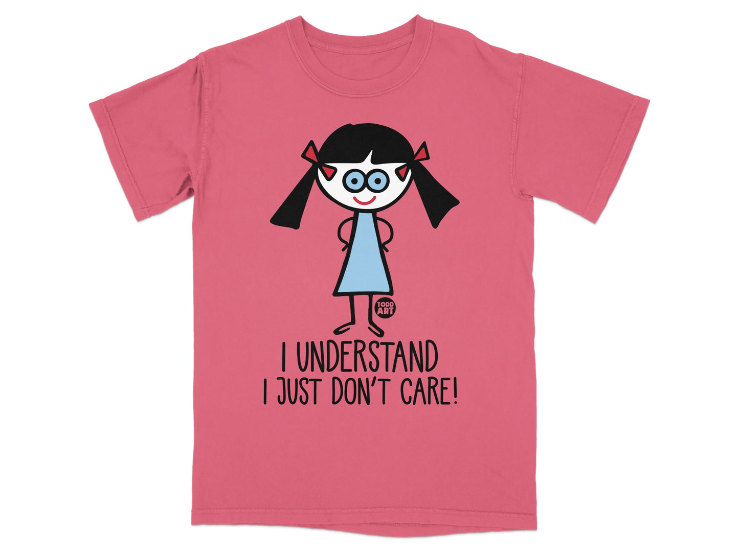 I Understand I Just Don't Care Funny Graphic T-Shirt