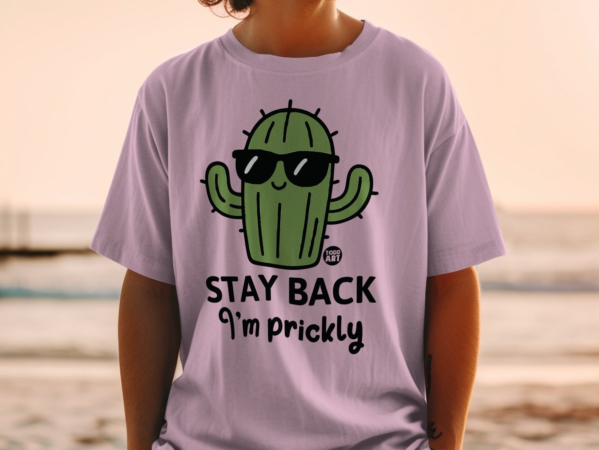 Stay Back I'm Prickly Cactus Graphic T-shirt
