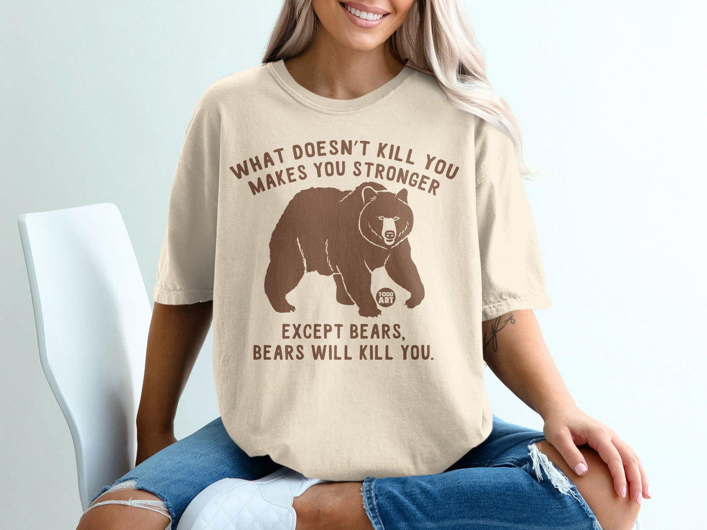 What Doesn't Kill You Makes You Stronger Bears T-shirt