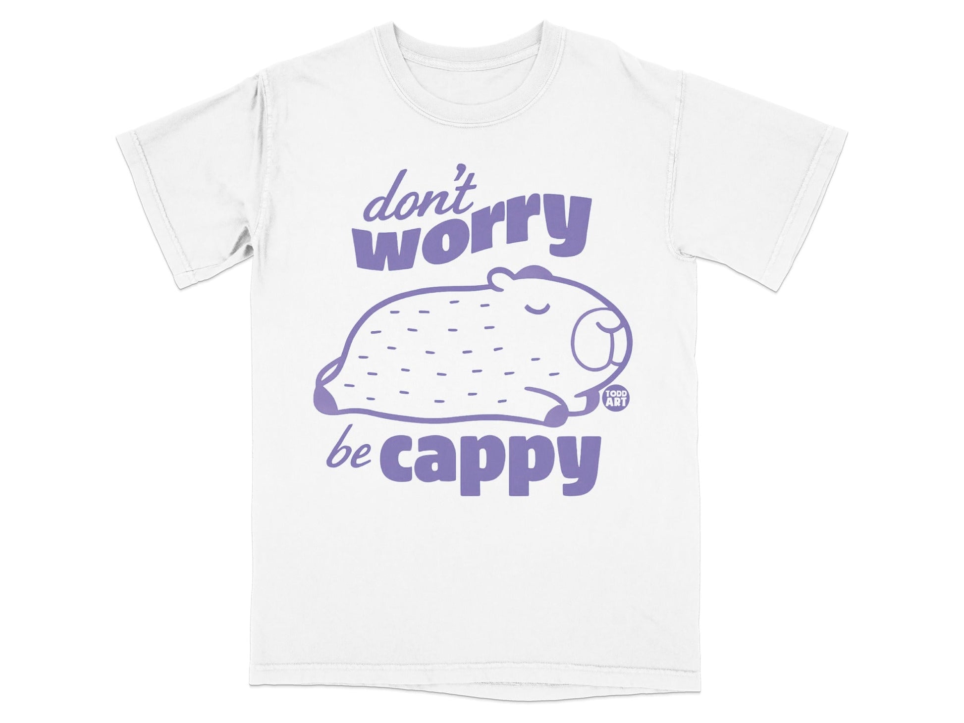 Don't Worry Be Cappy Funny Capybara T-Shirt