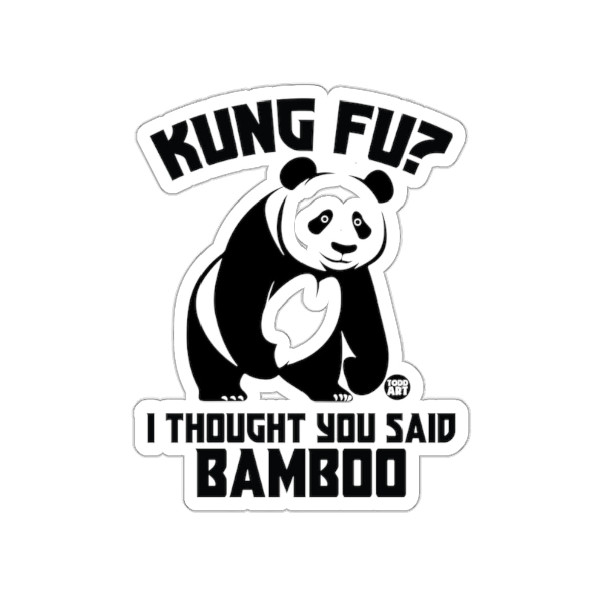 Kung Fu Panda I Thought You Said Bamboo Sticker