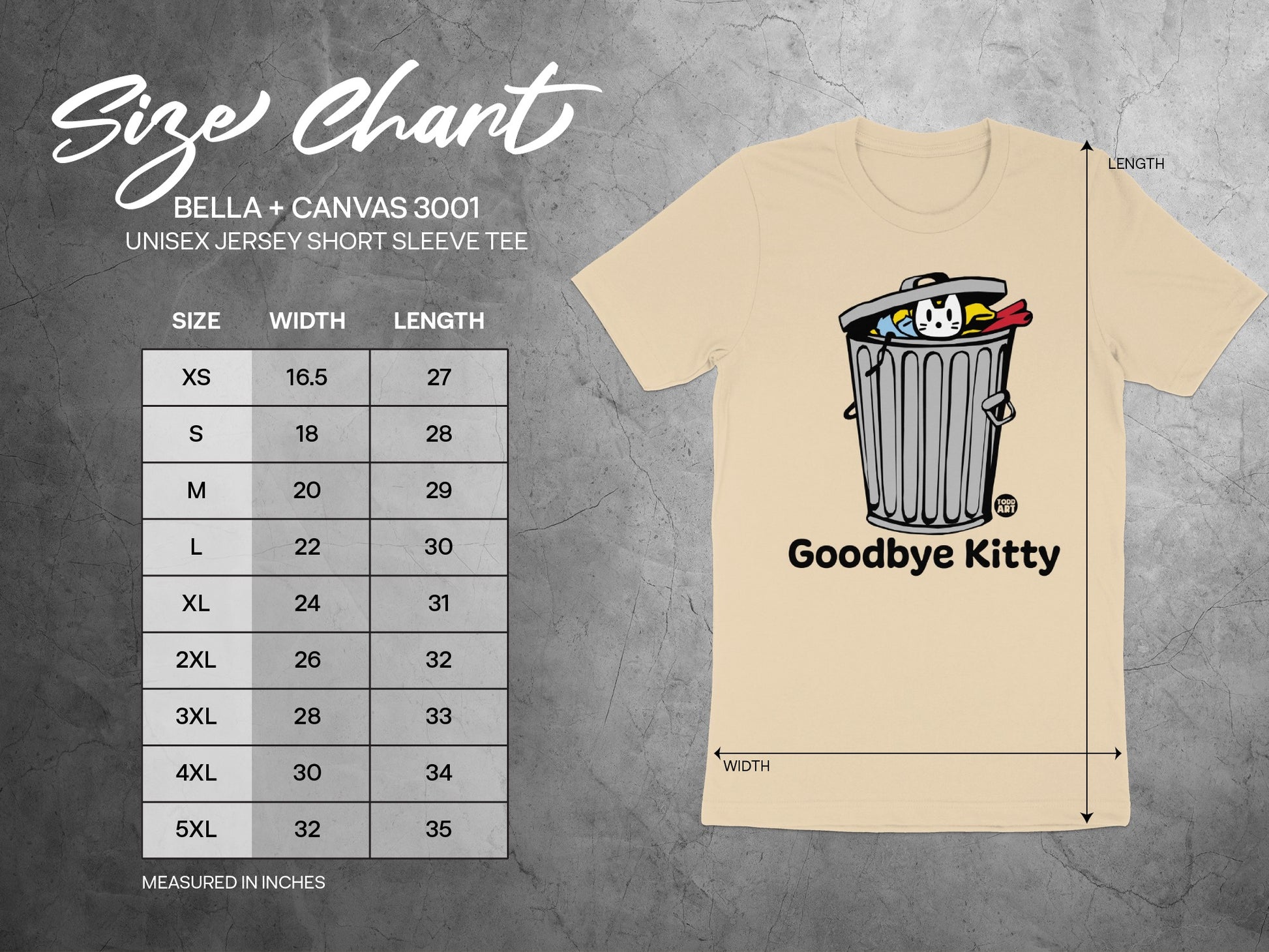 Goodbye Kitty Unisex Jersey Short Sleeve Tee