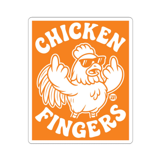 Chicken Fingers Funny Sticker for Laughter and Fun