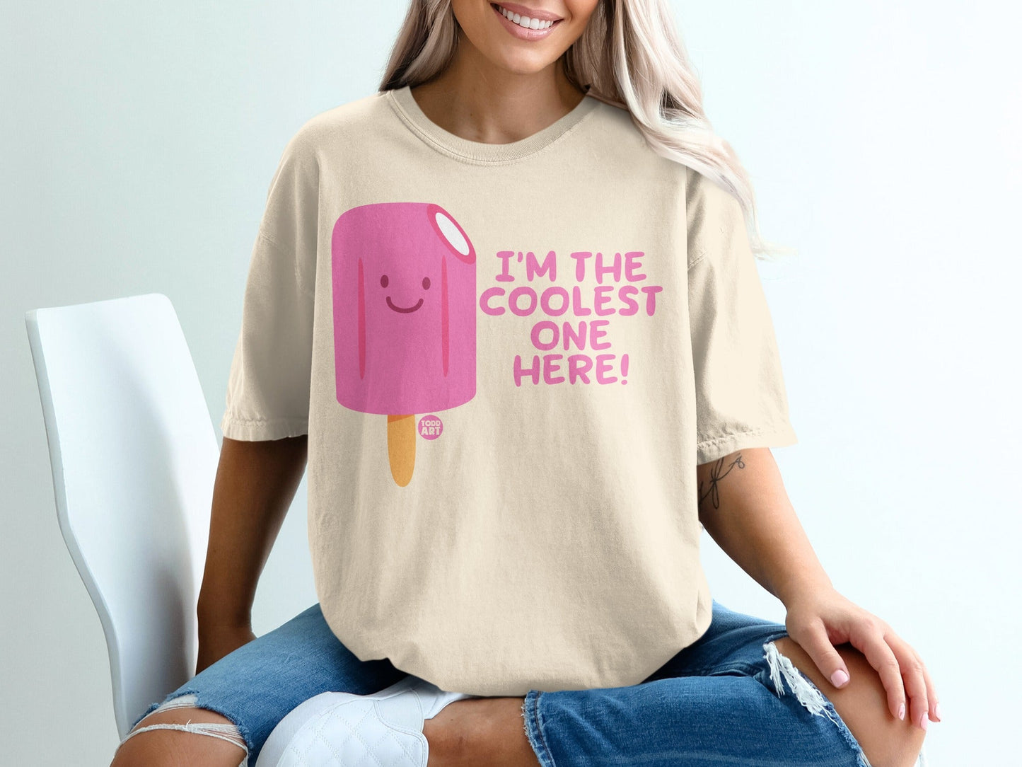 I'm The Coolest One Here! Popsicle Graphic T-Shirt