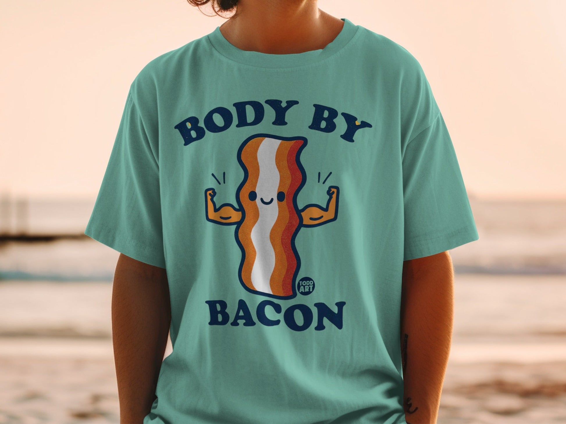 Body By Bacon Graphic Tee for Casual Wear