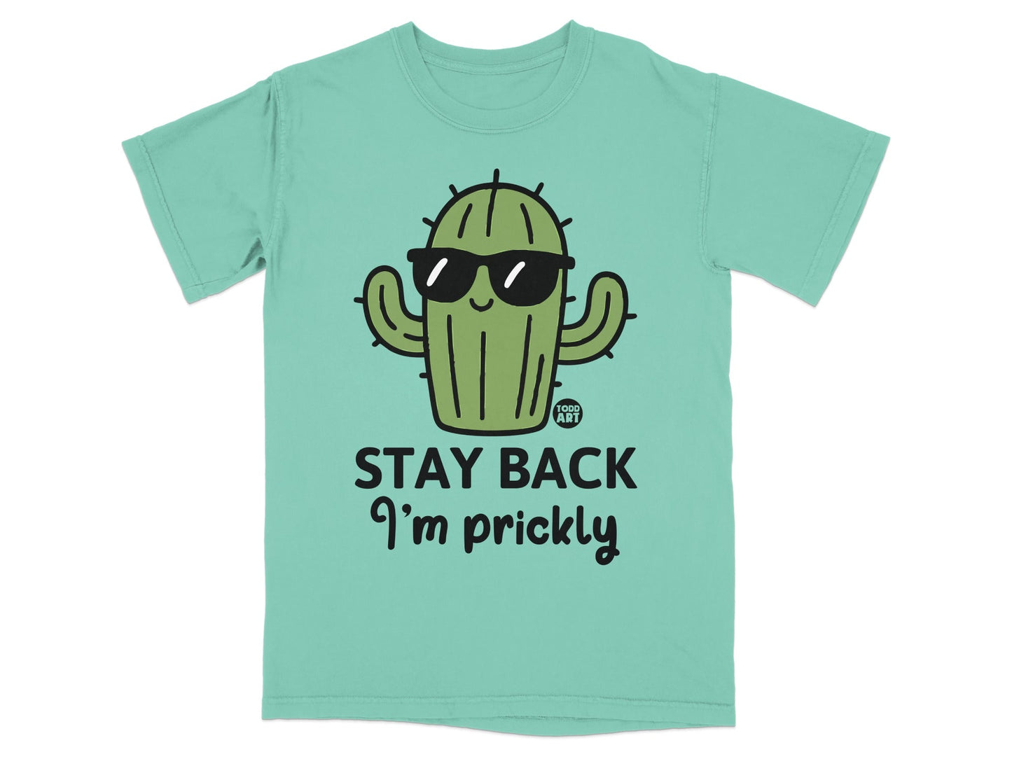 Stay Back I'm Prickly Funny Cactus Character Shirt