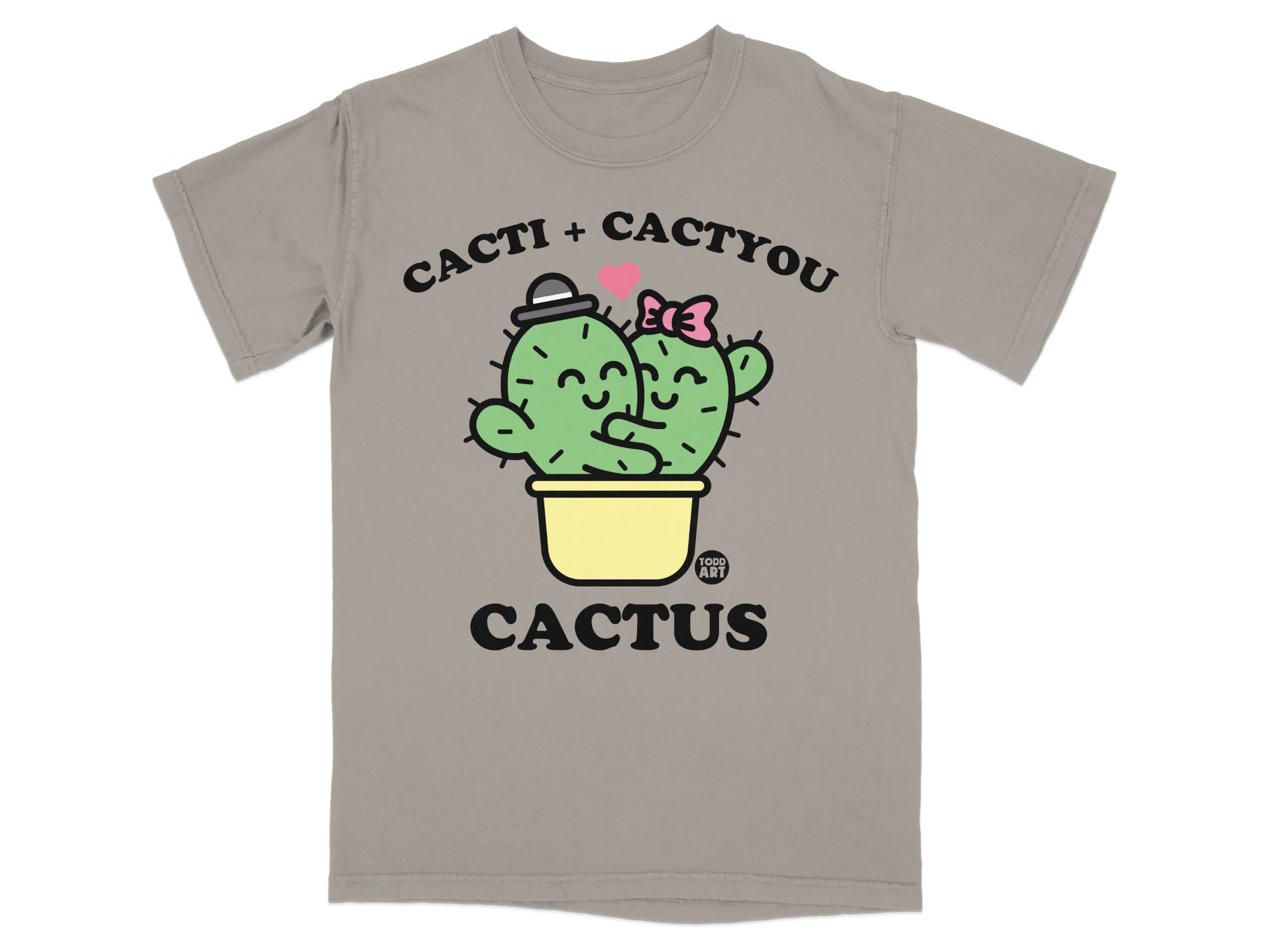Cacti + Cactyou Cute Cactus Graphic T-Shirt
