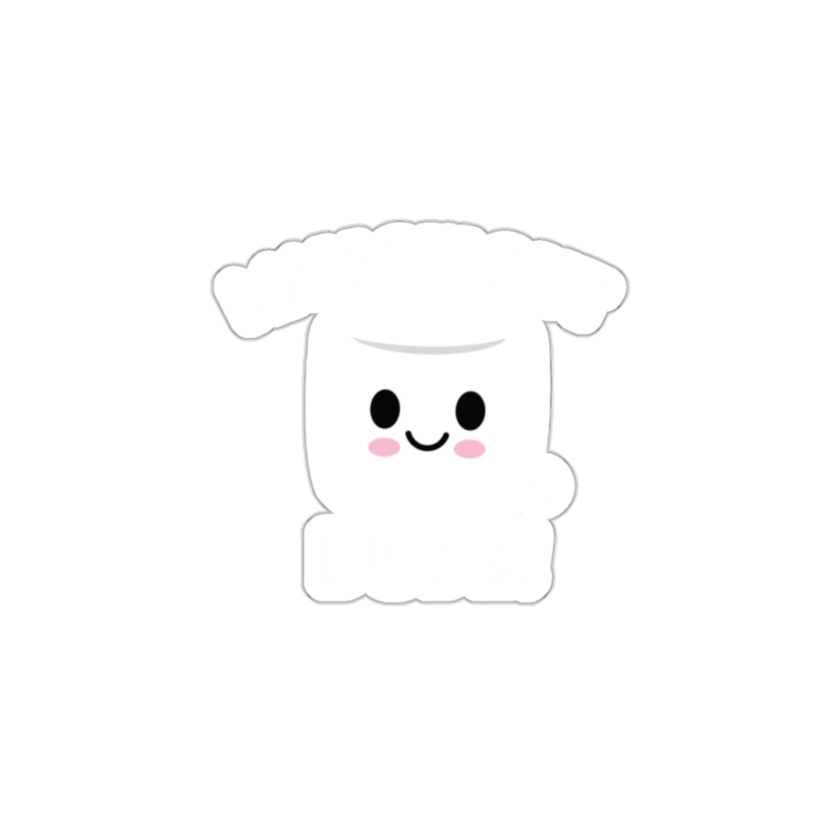 Cute Smiling Sushi Character Sticker for All Ages