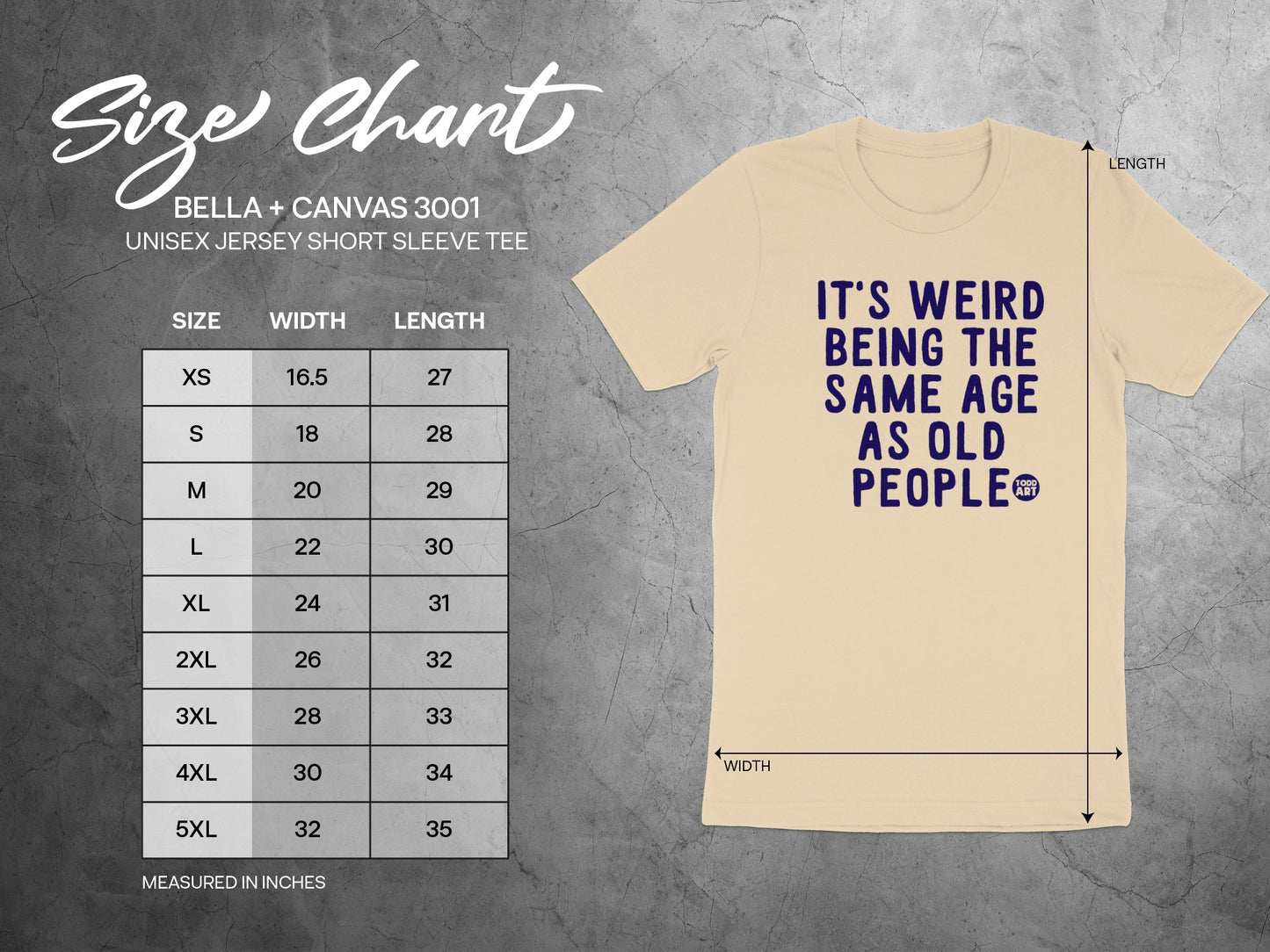 It's Weird Being Same Age as Old People Tee product