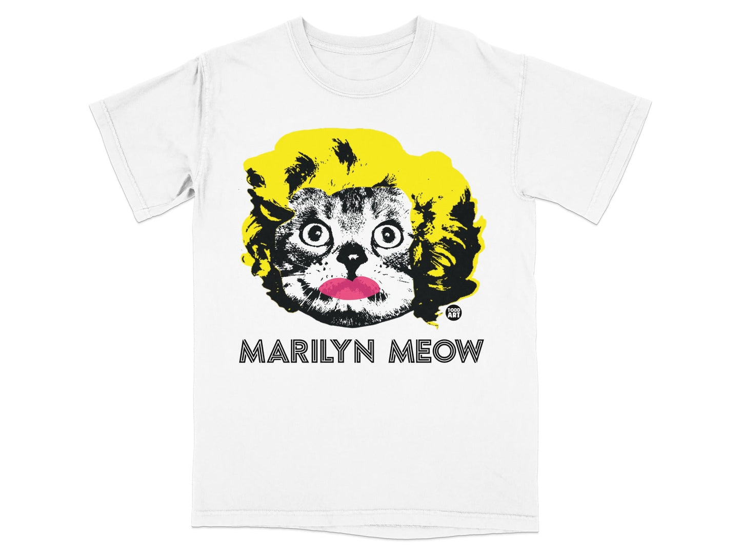 Marilyn Meow Cat T-Shirt Unique Design Graphic Tee