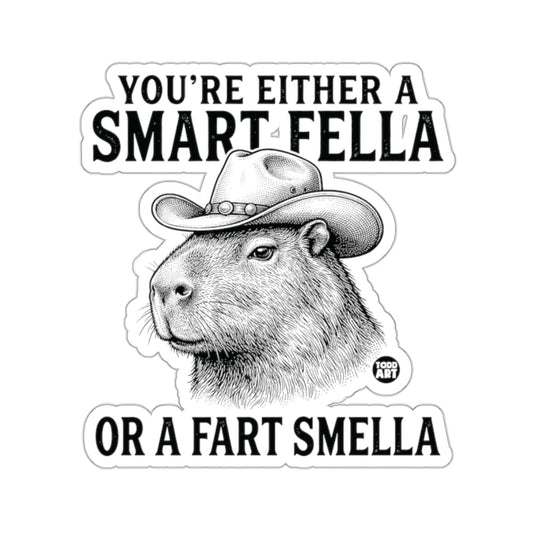 YOU'RE EITHER A SMART FELLA OR A FART SMELLA Capybara 