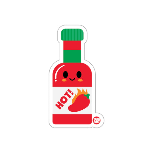 Hot Sauce Smiling Bottle Sticker for Food Art Fans