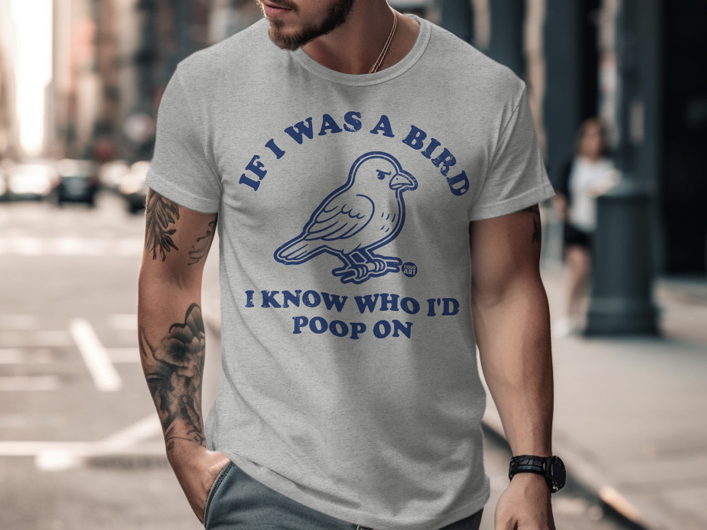 If I Was A Bird I Know Who I'd Poop On T-Shirt