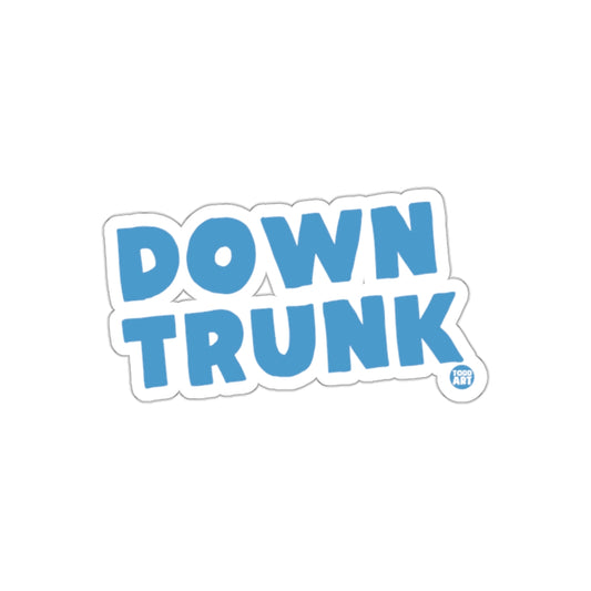 Down Trunk Sticker Fun Decorative Decal Collection