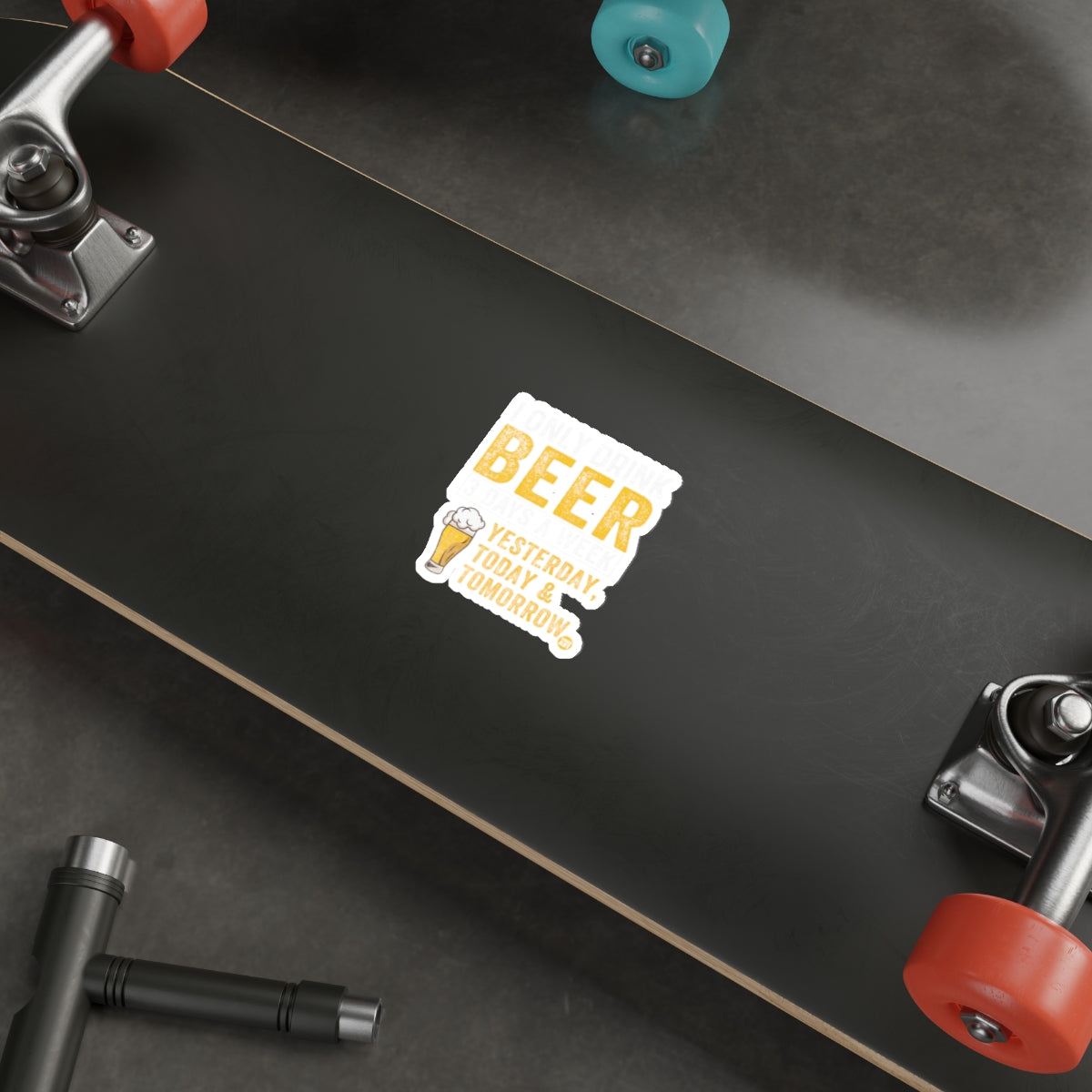 Beer Yesterday Today Tomorrow Sticker product