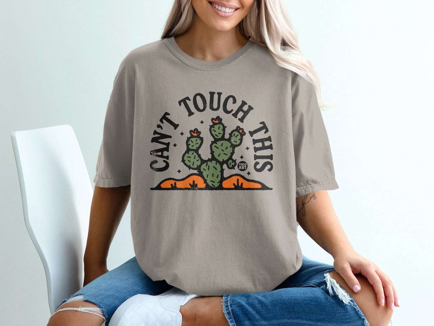 Can't Touch This Cactus Graphic T-shirt