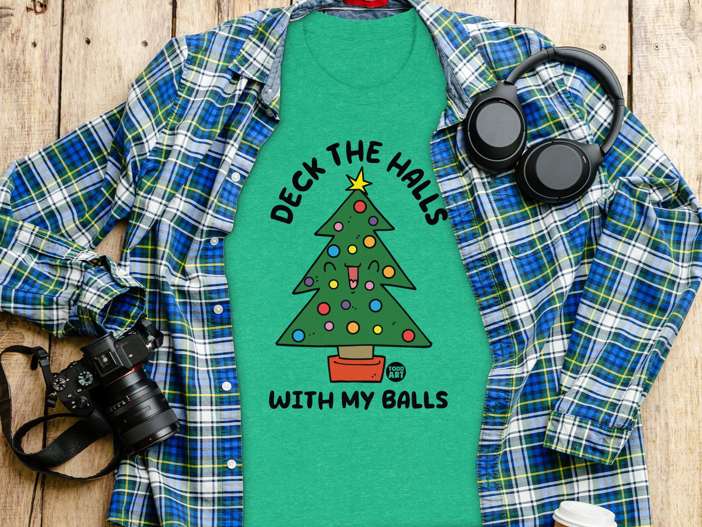 Deck the Halls With My Balls T-Shirt product