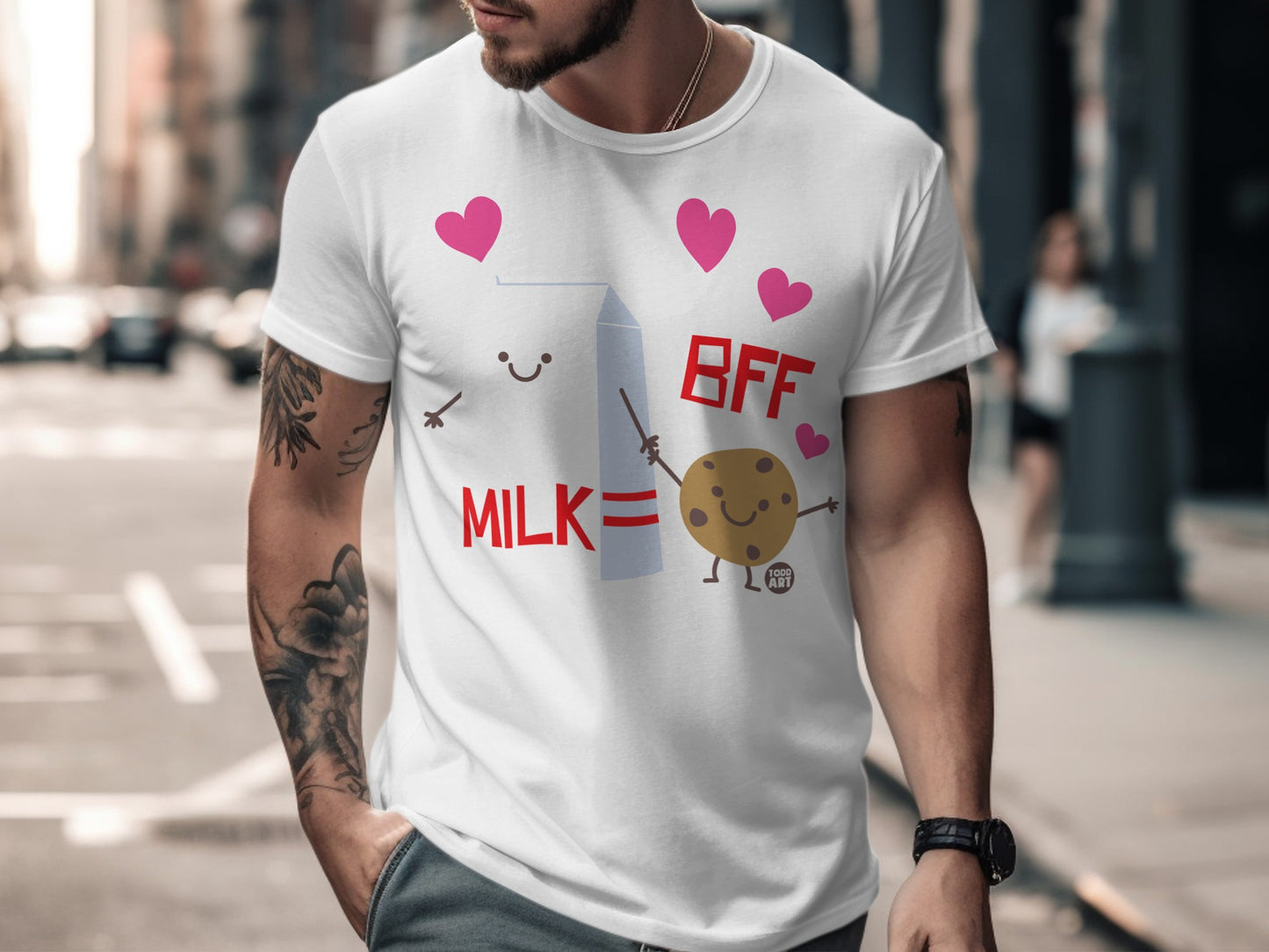 Milk and Cookie Best Friends Forever BFF T-shirt