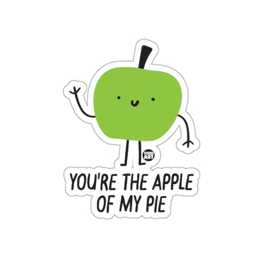 You're The Apple Of My Pie Cartoon Sticker