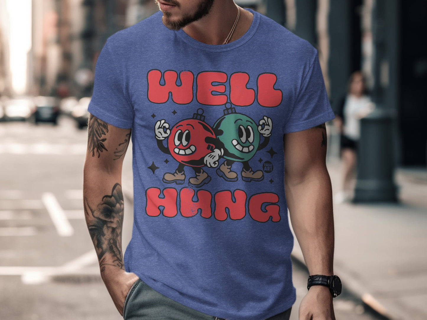 Well Hung Graphic Printed Casual T-Shirt product